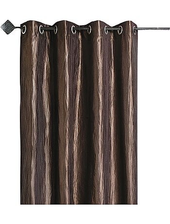 Rideau d'Ameublement en Taffetas Froissé