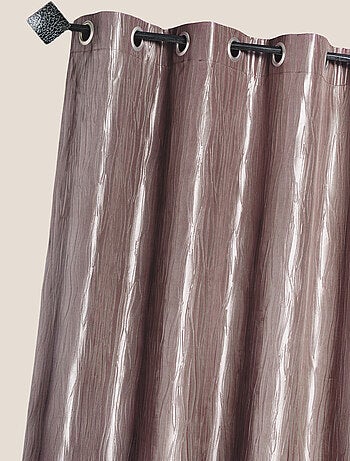 Rideau d'Ameublement en Taffetas Froissé