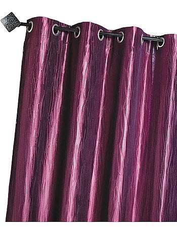 Rideau d'Ameublement en Taffetas Froissé