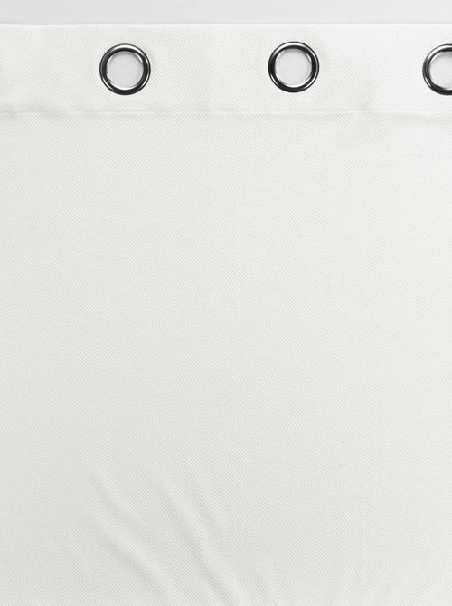 Rideau d'ameublement en velours reliefé - Kiabi