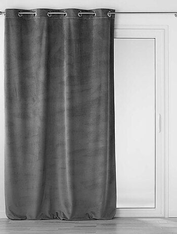 Rideau d'ameublement en velours reliefé