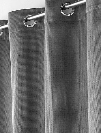 Rideau d'ameublement en velours reliefé