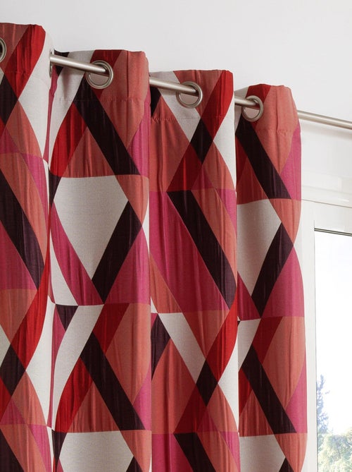 Rideau d'ameublement géométrique - Kiabi