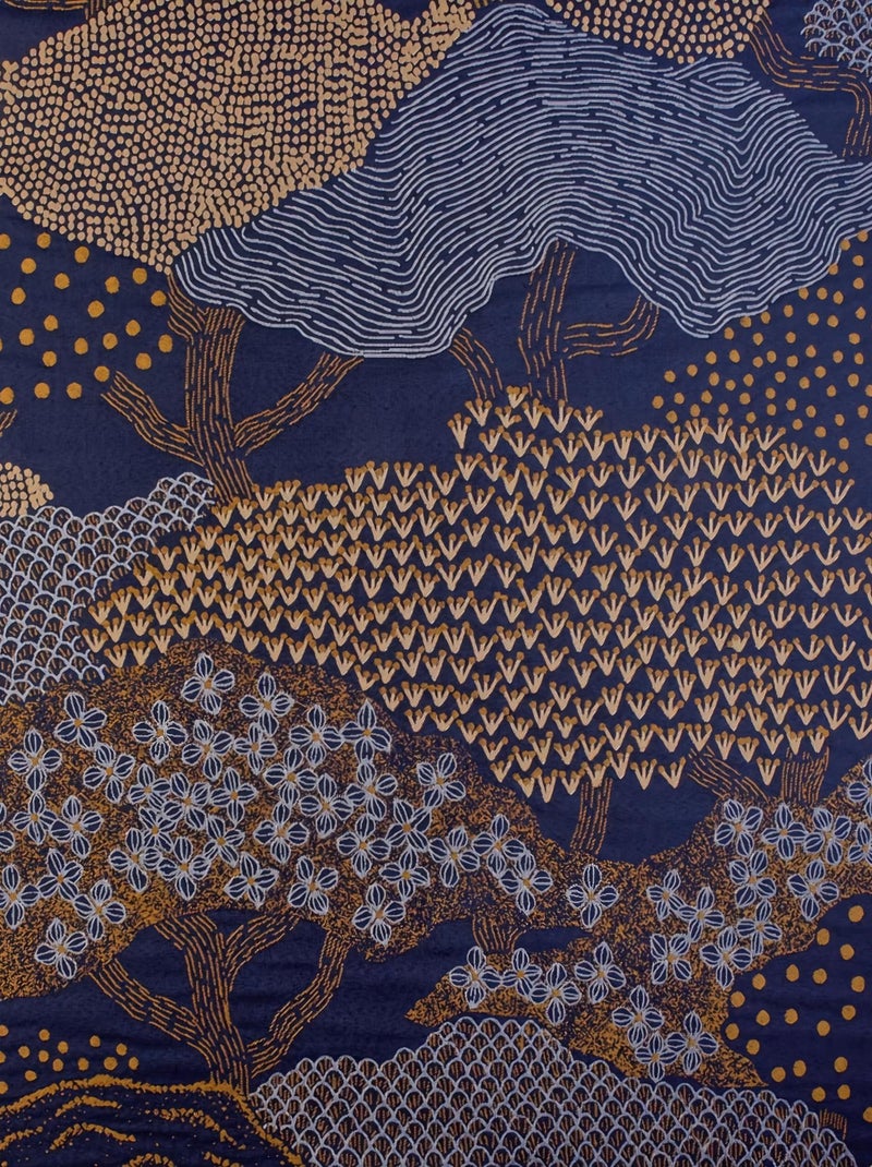 Rideau d'ameublement "Hokkaido" Bleu marine - Kiabi