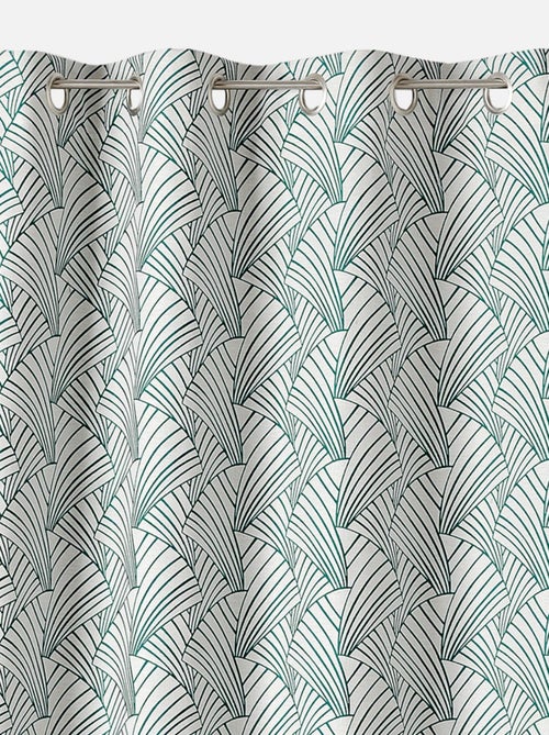 Rideau d'ameublement imprimé art déco - Kiabi