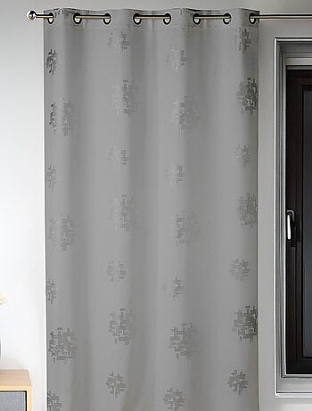 Rideau d'ameublement imprimés motifs Argent