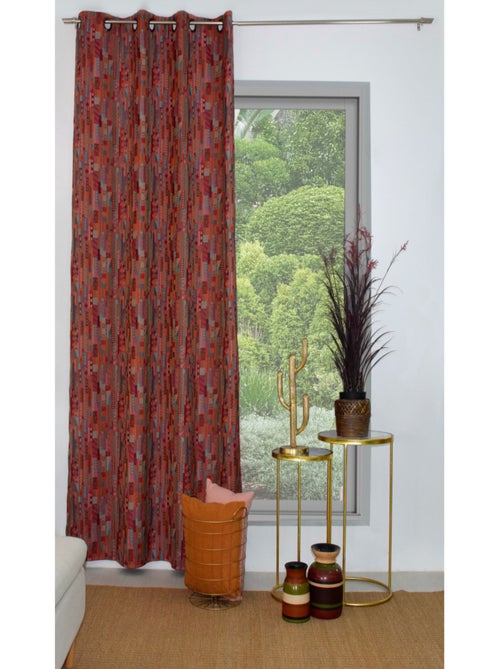 Rideau d'Ameublement Motifs Ethniques – 140 x 240 cm - Kiabi