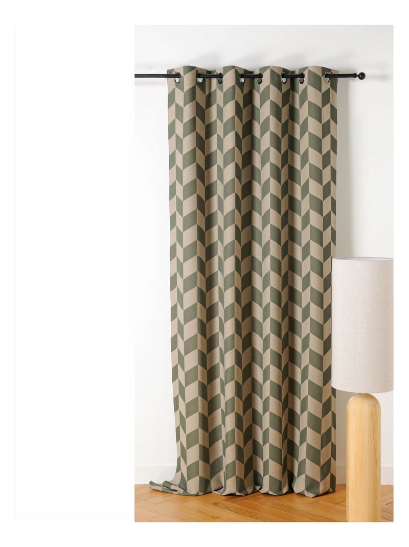 Rideau d'ameublement "New-York" Vert kaki - Kiabi