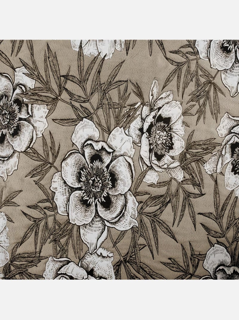 Rideau d'ameublement "Peonia" Beige - Kiabi
