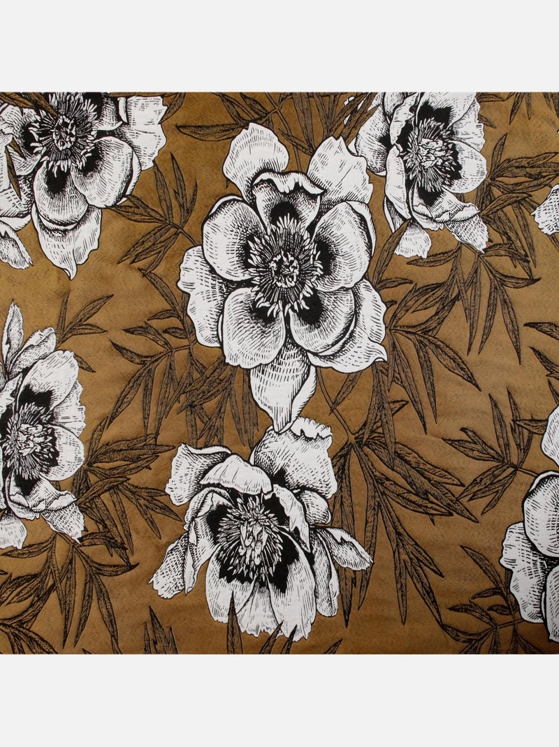 Rideau d'ameublement "Peonia" Orange clair - Kiabi