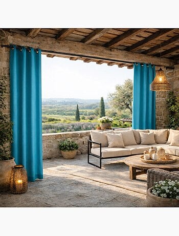 Rideau d'Ameublement Uni Extérieur