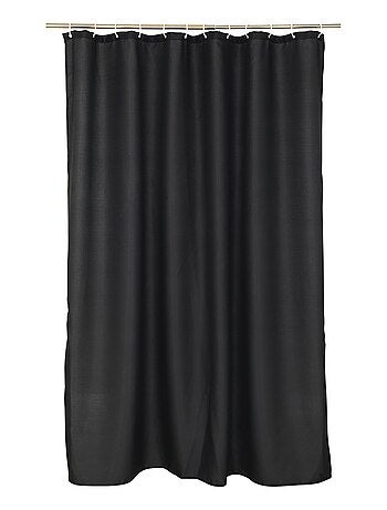 Rideau de douche 180 x 200 cm Quartz terracotta