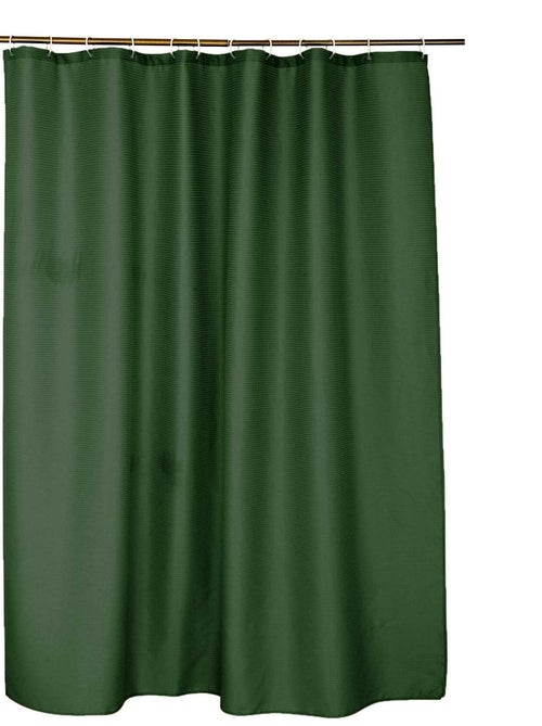 Rideau de douche 180 x 200 cm Quartz Noir - Kiabi