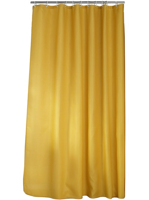 Rideau de douche 180 x 200 cm quartz ocre - Kiabi Rideau de douche 180 x 200 cm quartz ocre - Kiabi