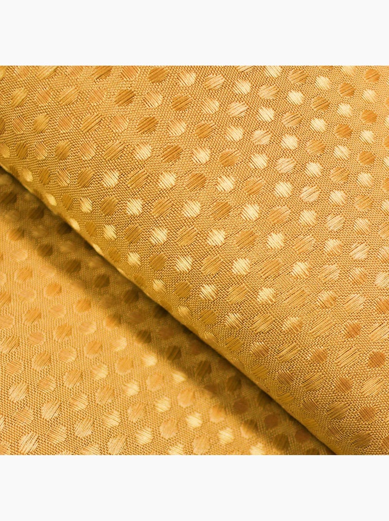 Rideau de douche 180 x 200 cm quartz ocre Ocre - Kiabi