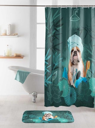 Rideau de douche 180x200 Doggy Zen