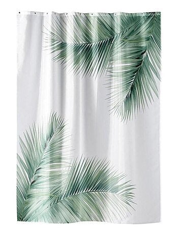 Rideau de douche 180x200 HAVANE avec 12 anneaux