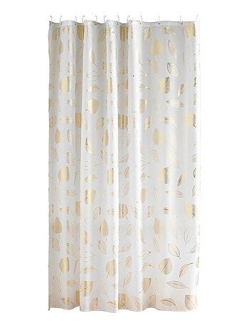 Rideau de douche 180x200 JOYA avec 12 anneaux