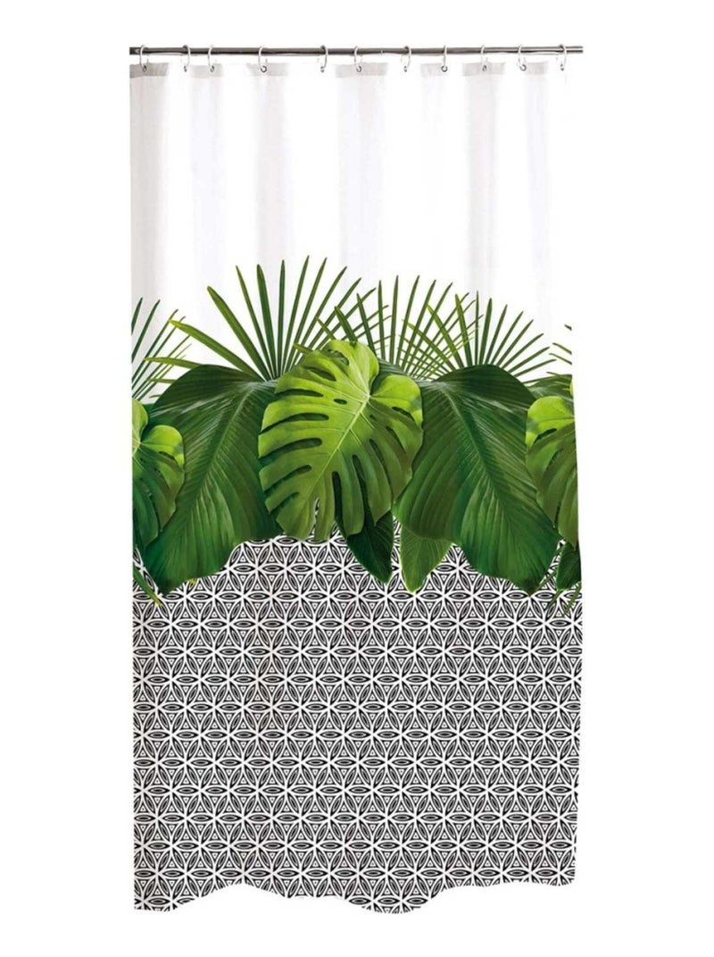 Rideau de douche 180x200 Jungle Vert - Kiabi