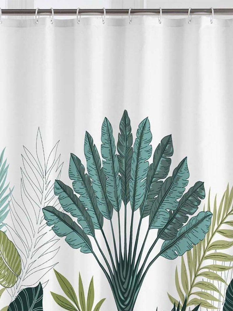 Rideau de douche 180x200 Panazio Vert - Kiabi