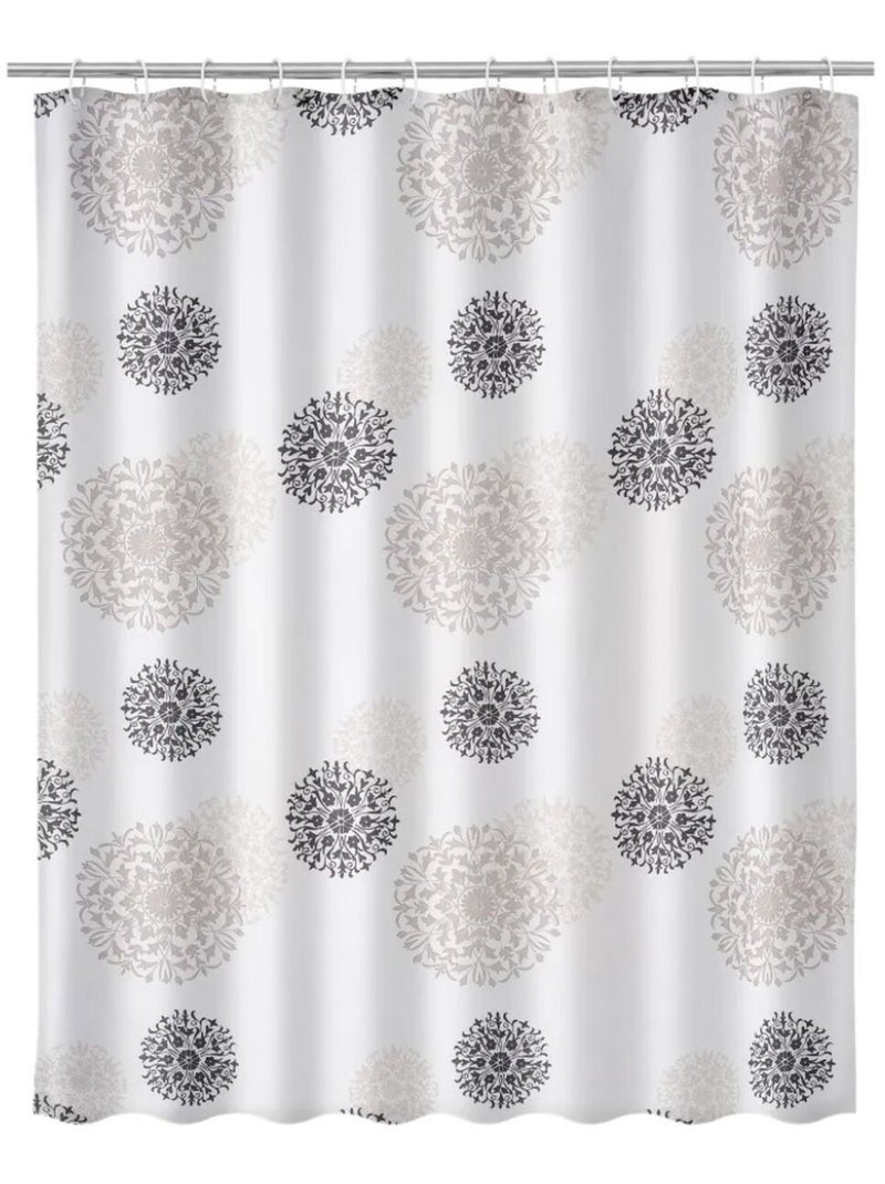 Rideau de douche air Blanc - Kiabi