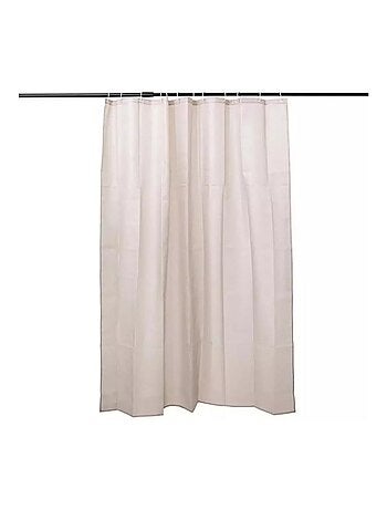 Rideau de douche avec anneaux Colors