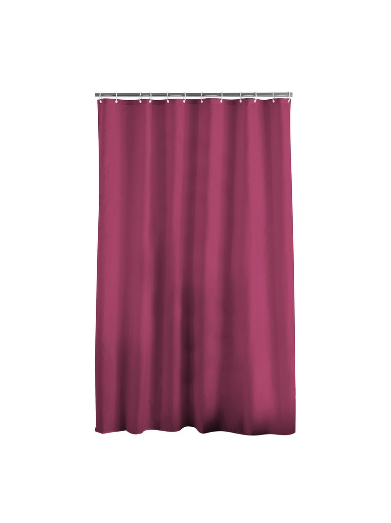 Rideau de douche avec crochets – ESSENCIA – Imperméable & déco Framboise - Kiabi