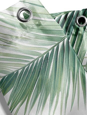 Rideau de douche avec crochets Havane