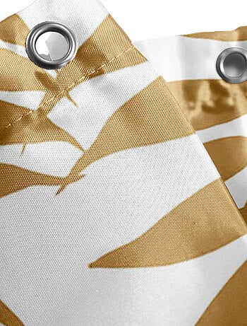 Rideau de Douche avec Crochets Kelly Blanc