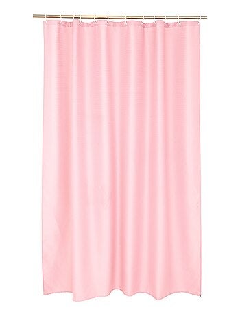 Rideau de douche 180 x 200 cm Quartz terracotta