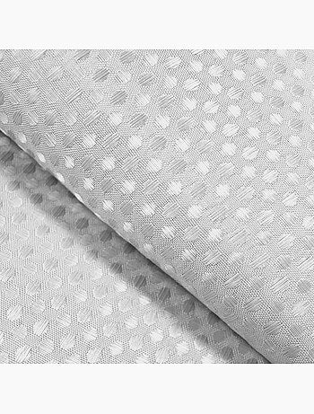 Rideau de douche avec crochets uni quartz