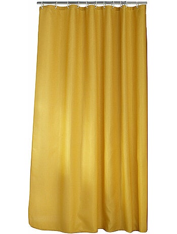 Rideau de douche avec crochets uni quartz