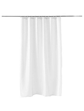 Rideau de douche avec crochets Yalline