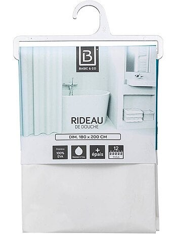 Rideau de douche avec oeillets ECO