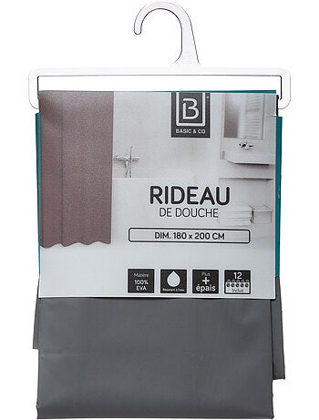 Rideau de douche avec oeillets ECO