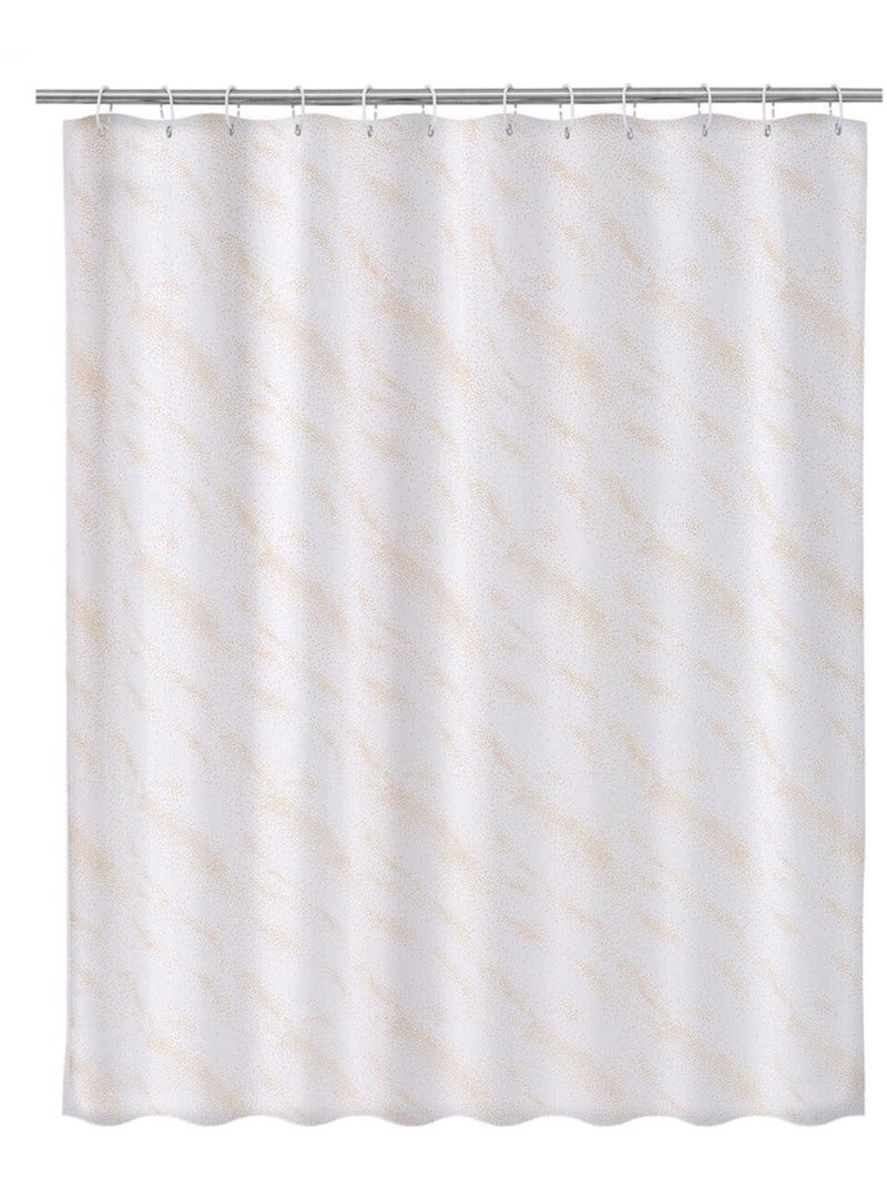 Rideau de douche Blanc - Kiabi