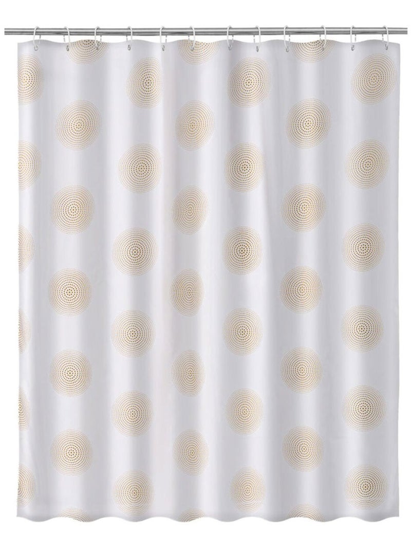 Rideau de douche Blanc - Kiabi