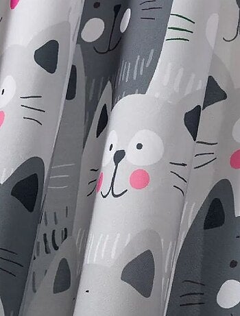 Rideau de douche chats