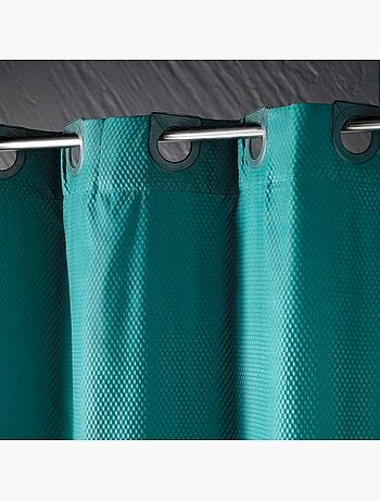Rideau de douche clipsable 180 x 200 cm dotty emeraude