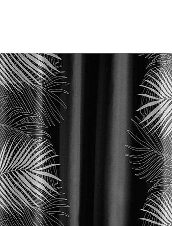 Rideau de douche cm Orbella noir argent