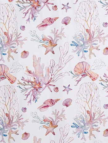 Rideau de douche décor marin - 180 x 200 cm