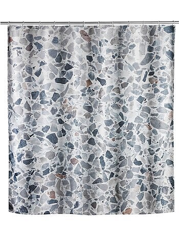 Rideau de douche design Terrazzo - Polyester