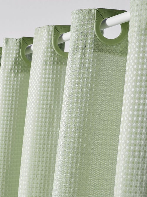 Rideau de douche effet gaufré 180 x 200 cm - Kiabi