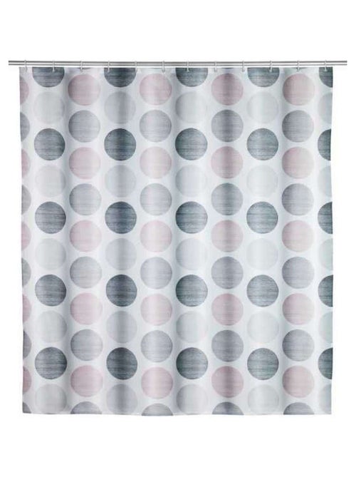 Rideau de douche en polyester recyclé à motifs pois - Kiabi Rideau de douche en polyester recyclé à motifs pois - Kiabi