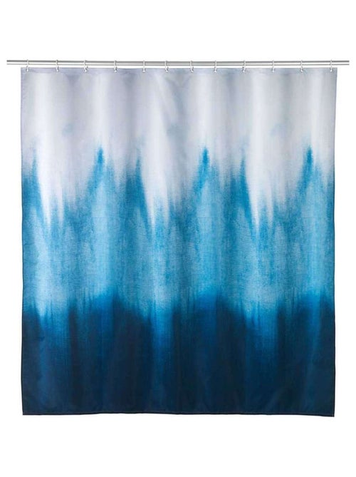 Rideau de douche en polyester recyclé en dégradé BALTIK - Kiabi Rideau de douche en polyester recyclé en dégradé BALTIK - Kiabi