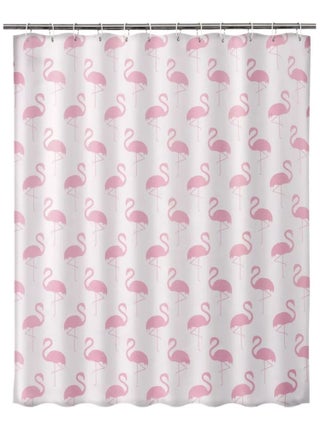 Rideau de douche flamants roses
