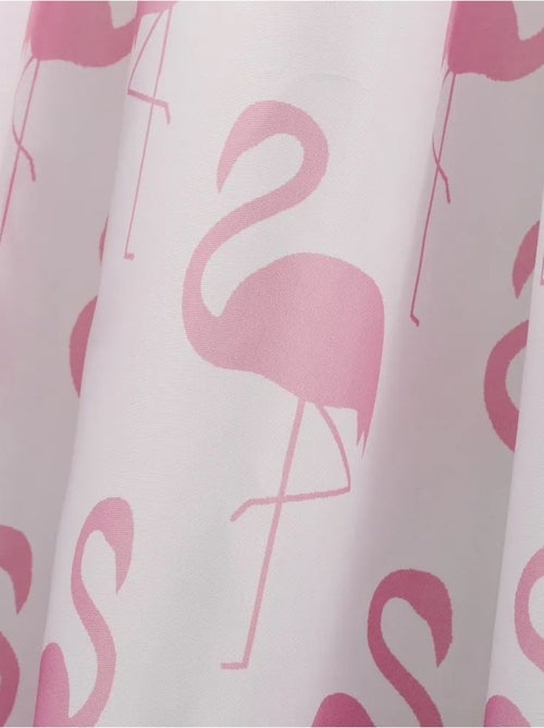 Rideau de douche flamants roses - Kiabi