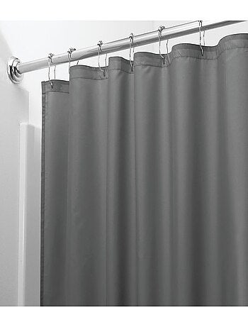 Rideau douche 180 x 200 cm - beige/noir - Kiabi - 15.00€