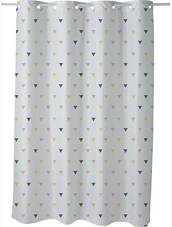 Rideau de douche imprimé 'NORDICA' triangles en polyester 180 x 200 cm – GUY LEVASSEUR