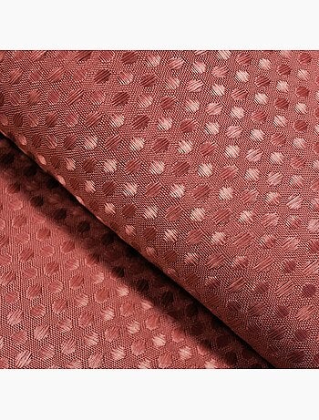 Rideau de douche jacquard uni quartz avec crochets